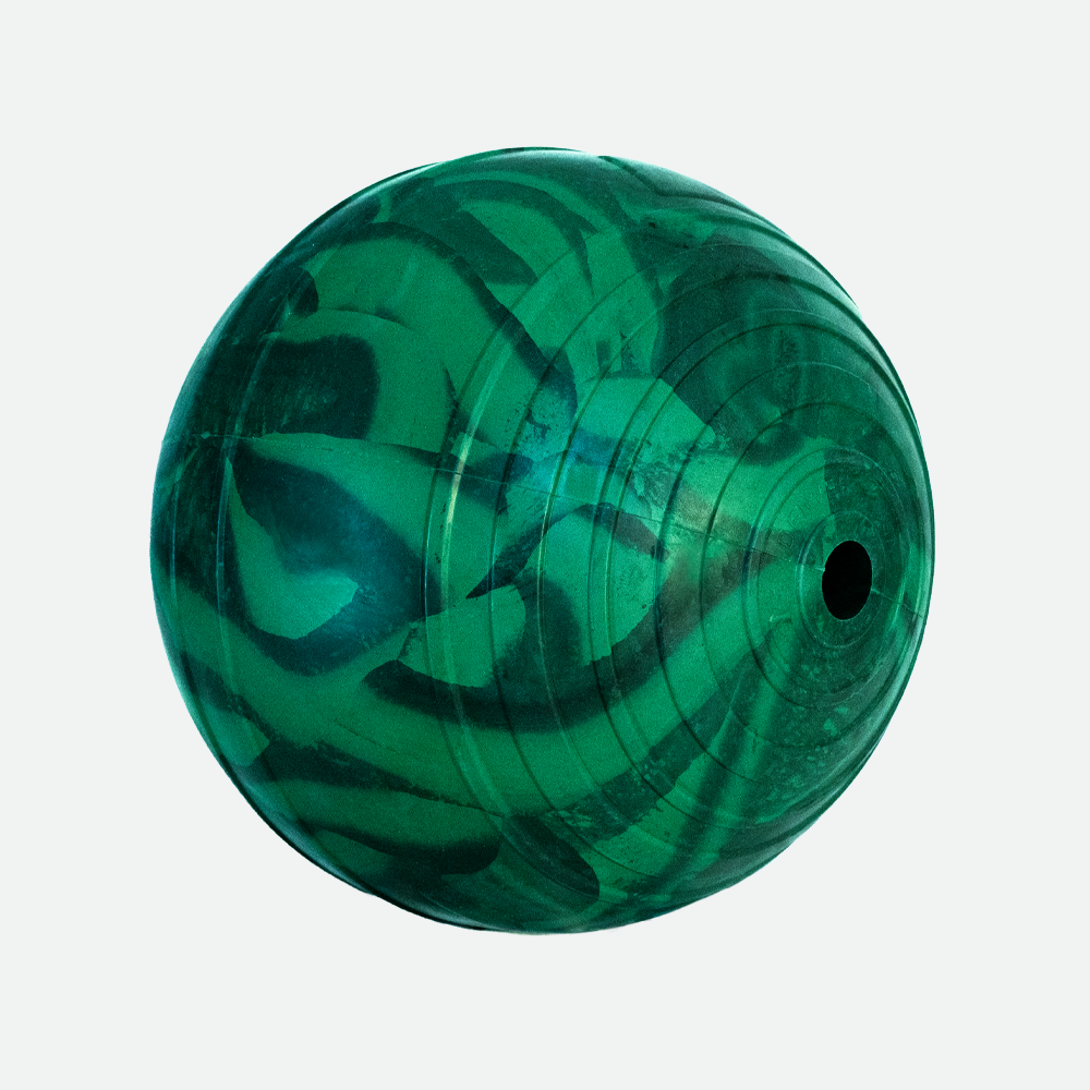 Solid Ball in Green Tie Dye Color